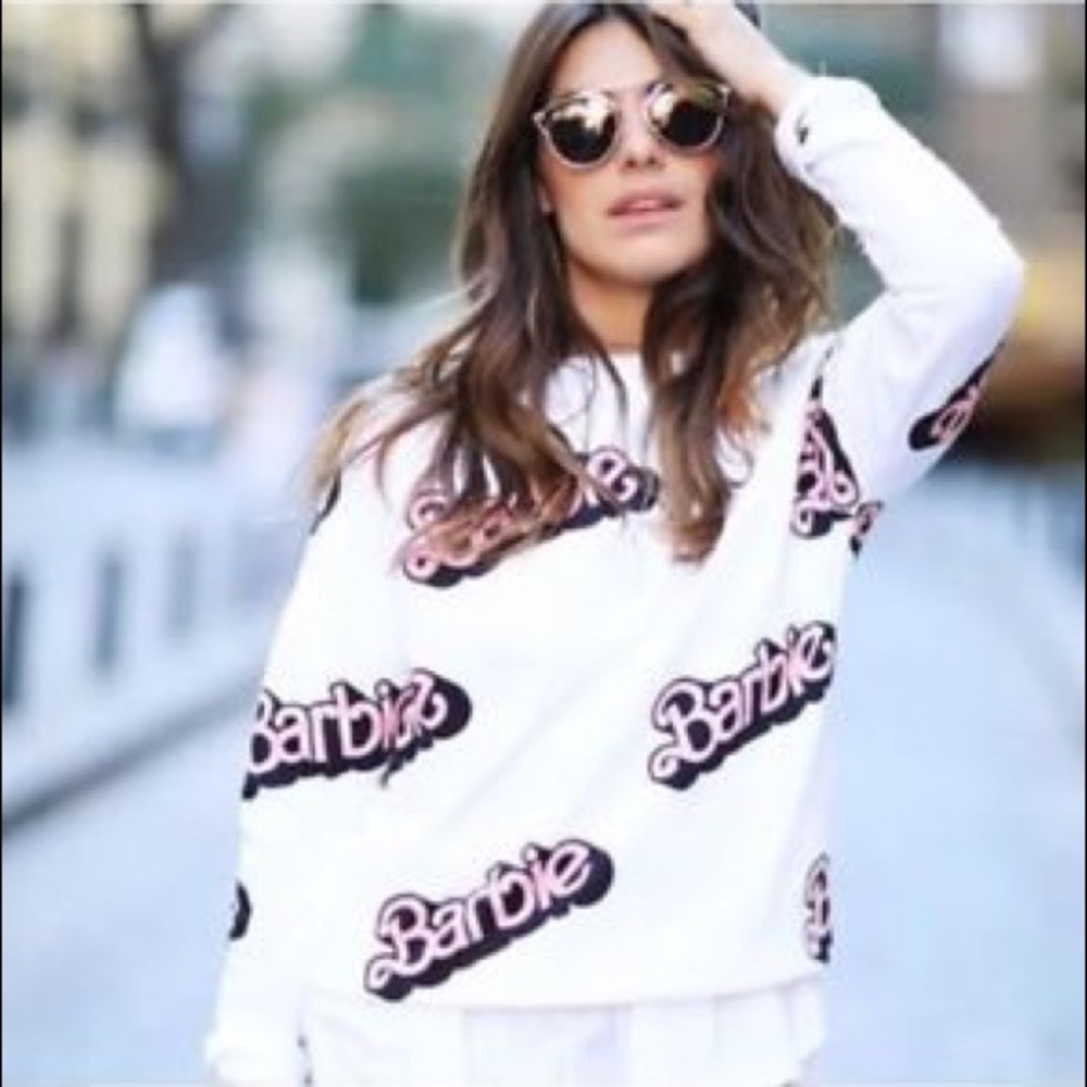 Zara barbie sweatshirt